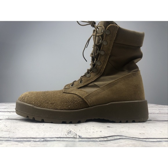 Vibram Mens 798 SPE1C1-17-D-1004 Brown Hot Weather Army Combat Boots Size 12.5 W - Picture 1 of 9